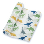 Rawr-Some Baby Muslin Swaddle Blanket Baby Accessories LollyBanks