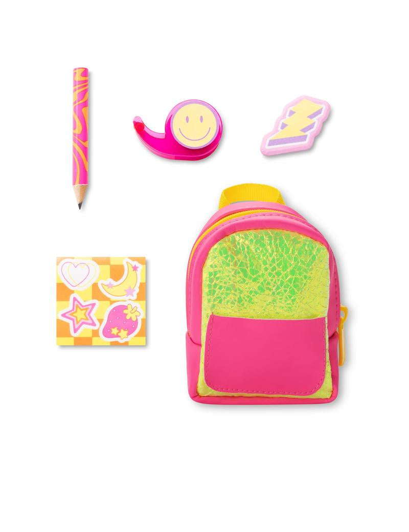 Real Little Neon Backpack Single - Assorted Toys License 2 Play Metallic Yellow/Neon Pink