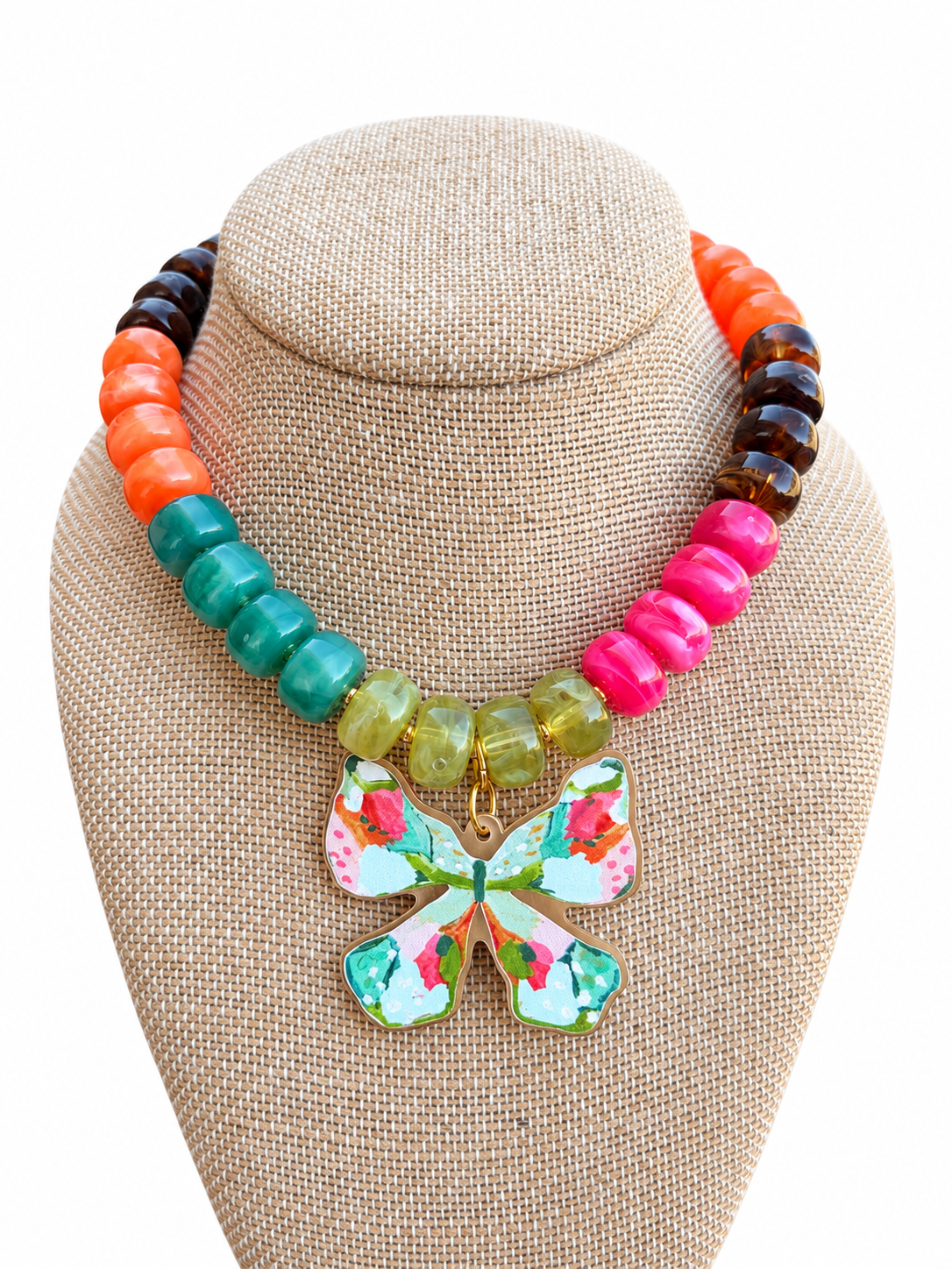 Rebecca x Kate Butterfly Necklace – Color Pop - Sugar Babies Children's Boutique/Meg's Shoppe