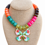 Rebecca x Kate Butterfly Necklace – Color Pop - Sugar Babies Children's Boutique/Meg's Shoppe