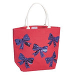 Red Americana Sparkle Tote Purses + Totes Mudpie