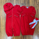 Red and White Essentials Hat Baby Sleepwear Magnolia Baby