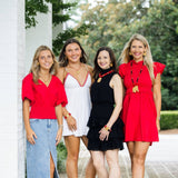 Red Jade Chain with NC - Sugar Babies Children's Boutique/Meg's Shoppe