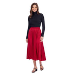 Red Townes Pleated Skirt Skirts Mudpie
