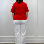Red Velvet Twist Top Tops Entro