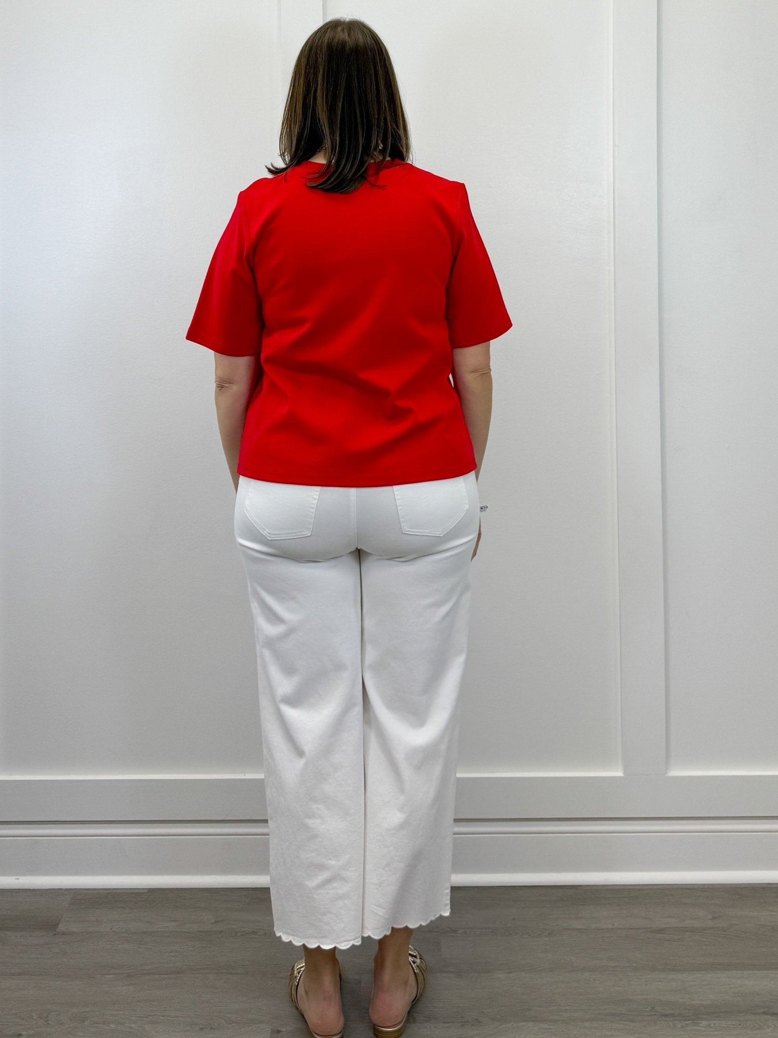 Red Velvet Twist Top Tops Entro