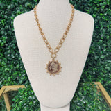 Regal Coin Charm Necklace - Sugar Babies Children's Boutique/Meg's Shoppe