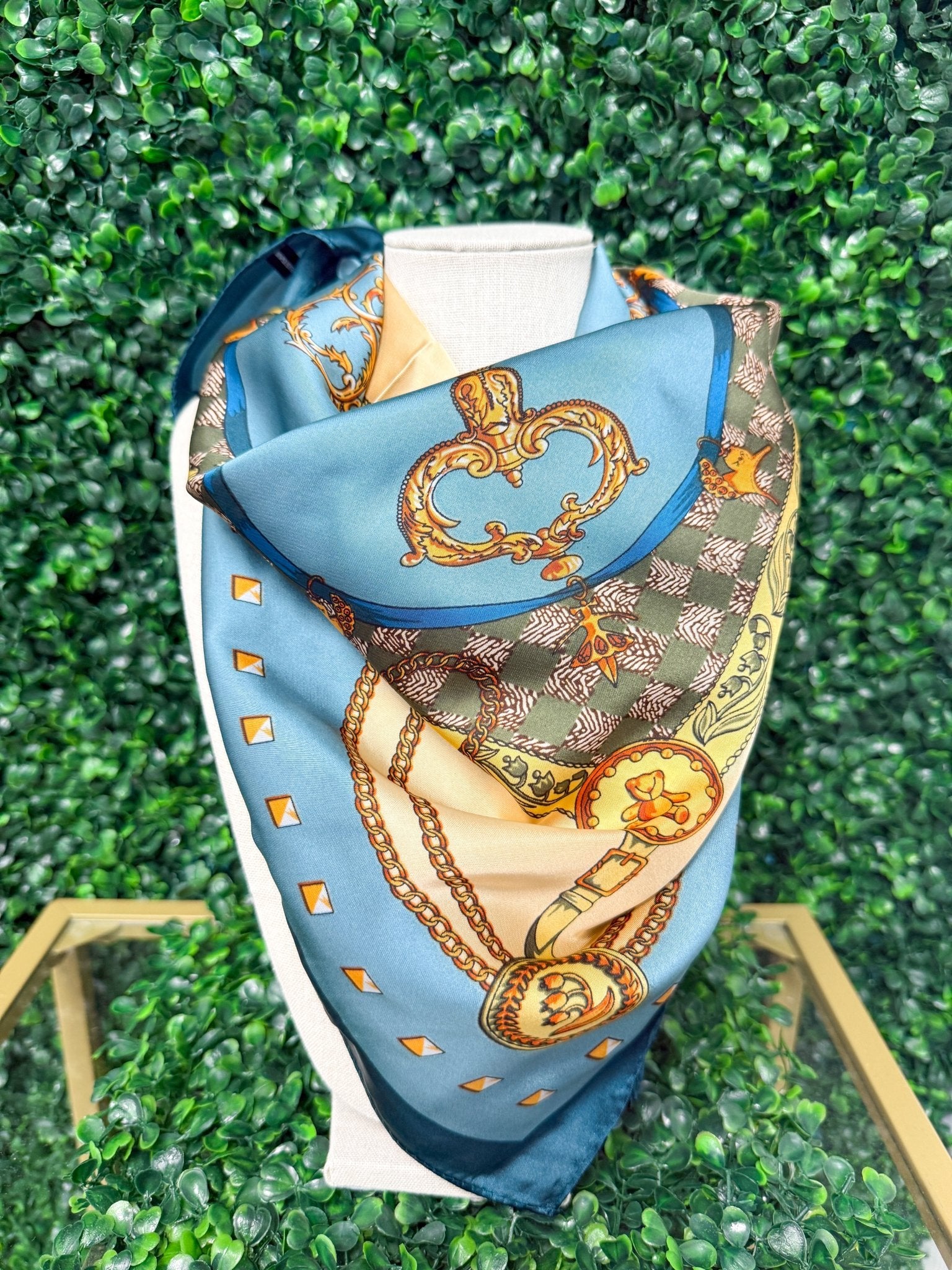 Regal Heirloom Satin Scarf - Sugar Babies Children's Boutique/Meg's Shoppe