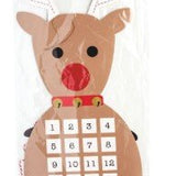 Reindeer Christmas Countdown Door Hanger Seasonal Mudpie