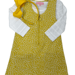 Retro Jumper - Aspen Floral Apricot Girls Play Dresses Bisby