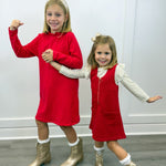 Retro Jumper - Cherry - Sugar Babies Children's Boutique/Meg's Shoppe