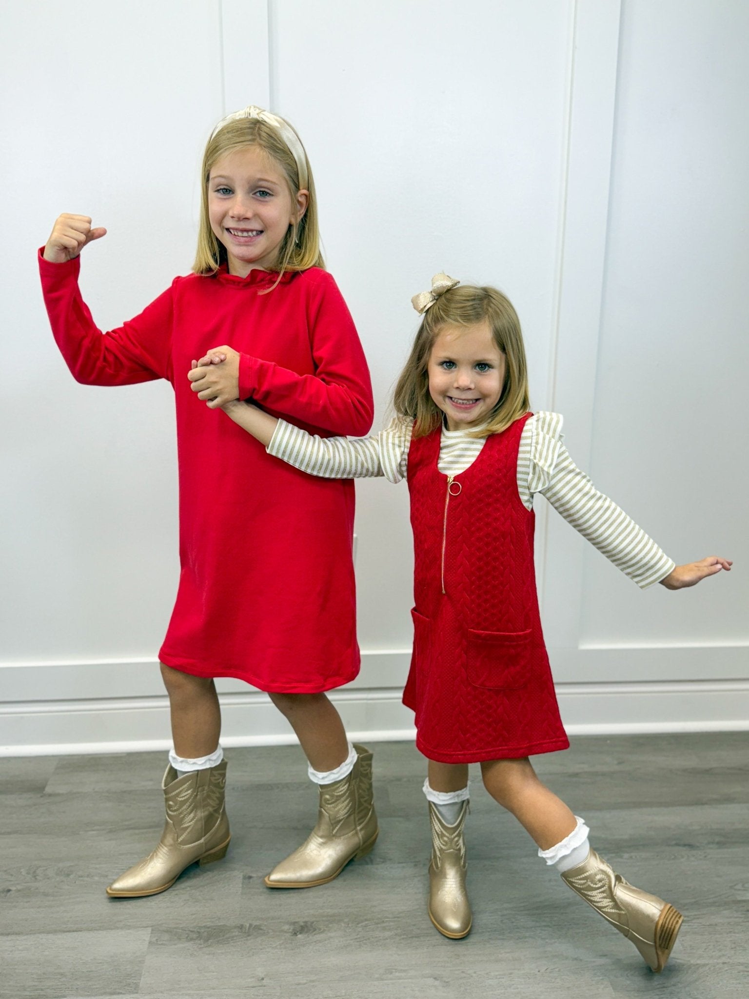 Retro Jumper - Cherry - Sugar Babies Children's Boutique/Meg's Shoppe