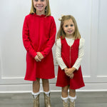 Retro Jumper - Cherry - Sugar Babies Children's Boutique/Meg's Shoppe