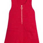 Retro Jumper - Crimson Girls Occasion Dresses Bisby