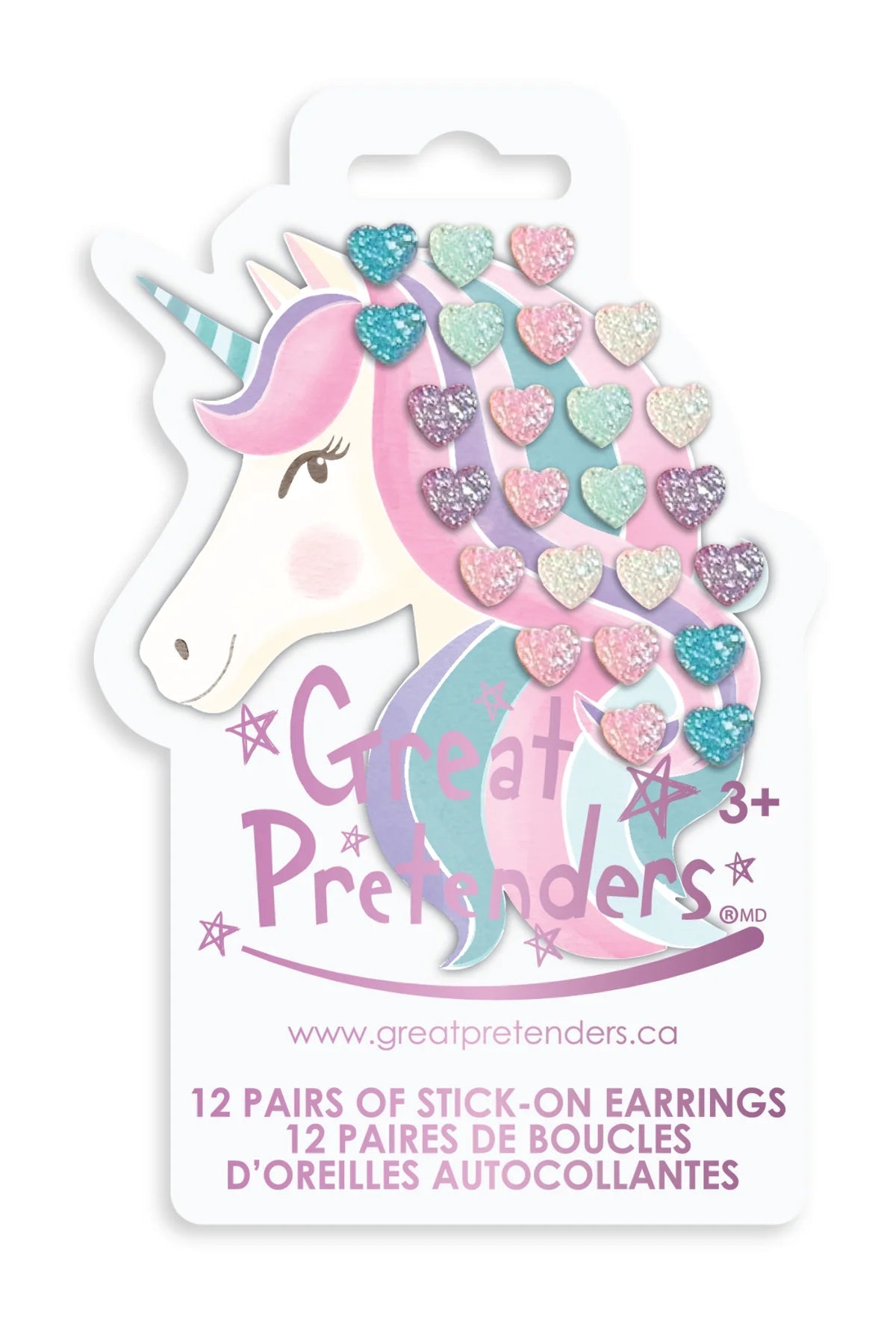 Rhinestone Royalty Sticker Earrings - Sugar Babies Children's Boutique/Meg's Shoppe