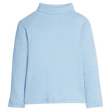 Ribbed Turtleneck - Ice Blue Girls Occasion Dresses Bisby