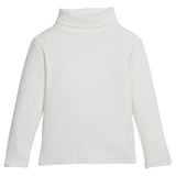 Ribbed Turtleneck - Ivory Girls Tops + Tees Bisby