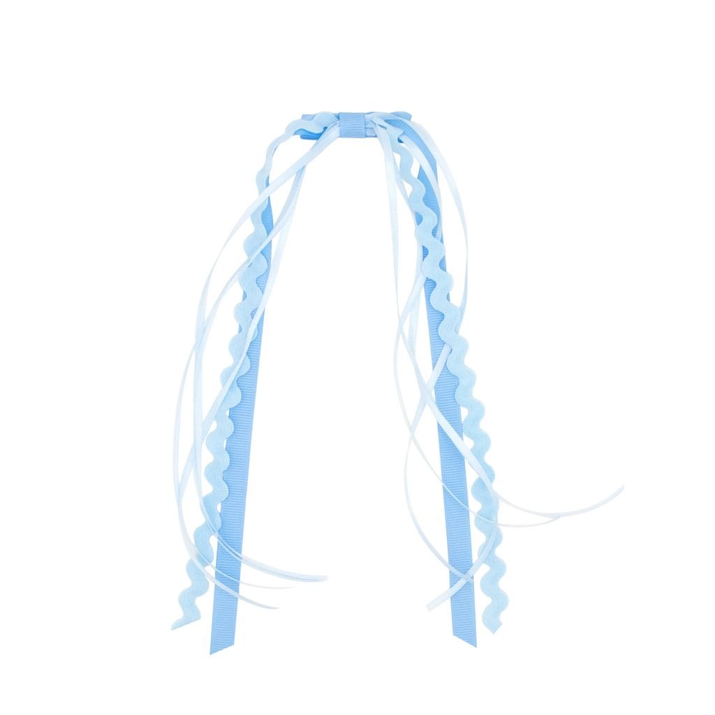 Ric Rac & Grosgrain Streamer - Blue - Sugar Babies Children's Boutique/Meg's Shoppe