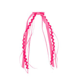 Ric Rac & Grosgrain Streamer - Hot Pink Kids Hair Accessories Wee Ones