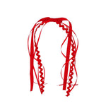 Ric Rac & Grosgrain Streamer - Red Kids Hair Accessories Wee Ones
