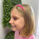 Ric Rac Lined Headband - Hot Pink Kids Hair Accessories Wee Ones