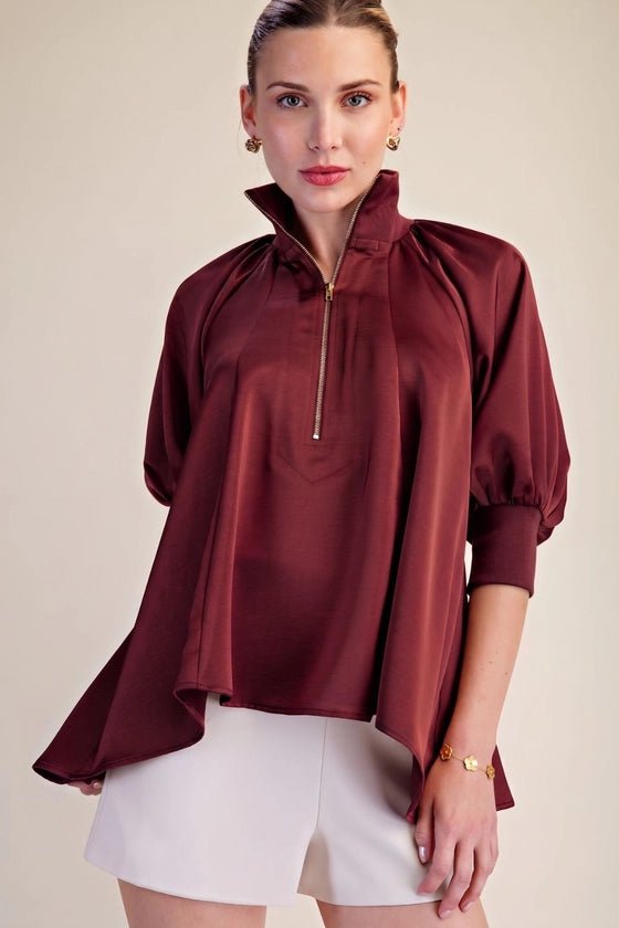 Richly Refined Zip Top - Sugar Babies Children's Boutique/Meg's Shoppe
