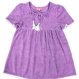 Riviera Dress - Lilac Terry Girls Play Dresses Bisby