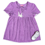 Riviera Dress - Lilac Terry Girls Play Dresses Bisby