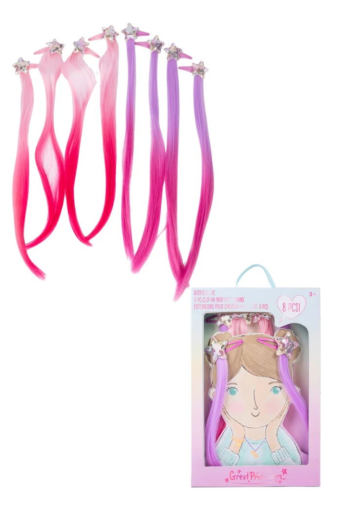 Rodeo Drive Multi Colour Clip In Extensions - Sugar Babies Children's Boutique/Meg's Shoppe
