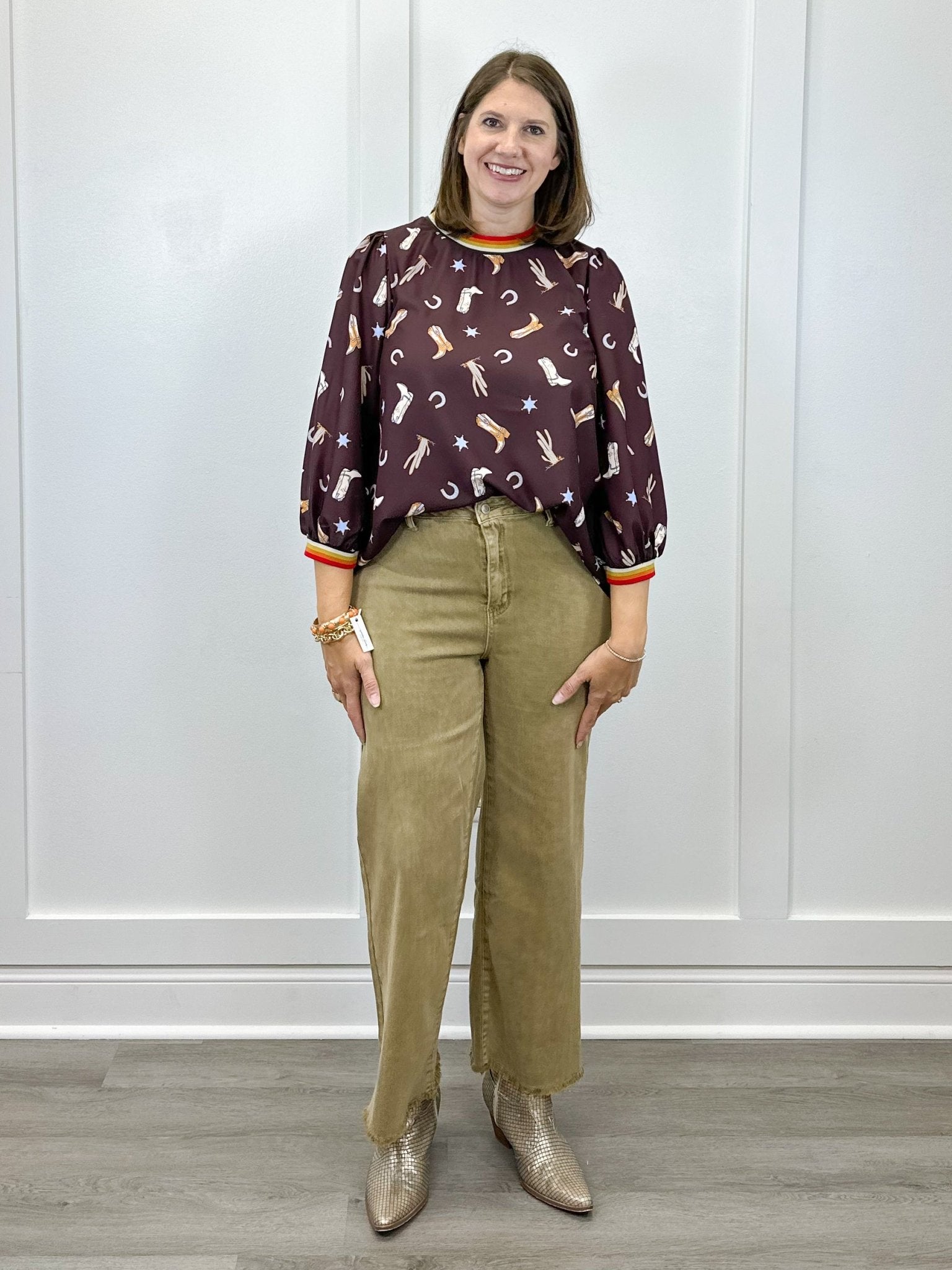 Rodeo Rainbow Top Tops Jodifl