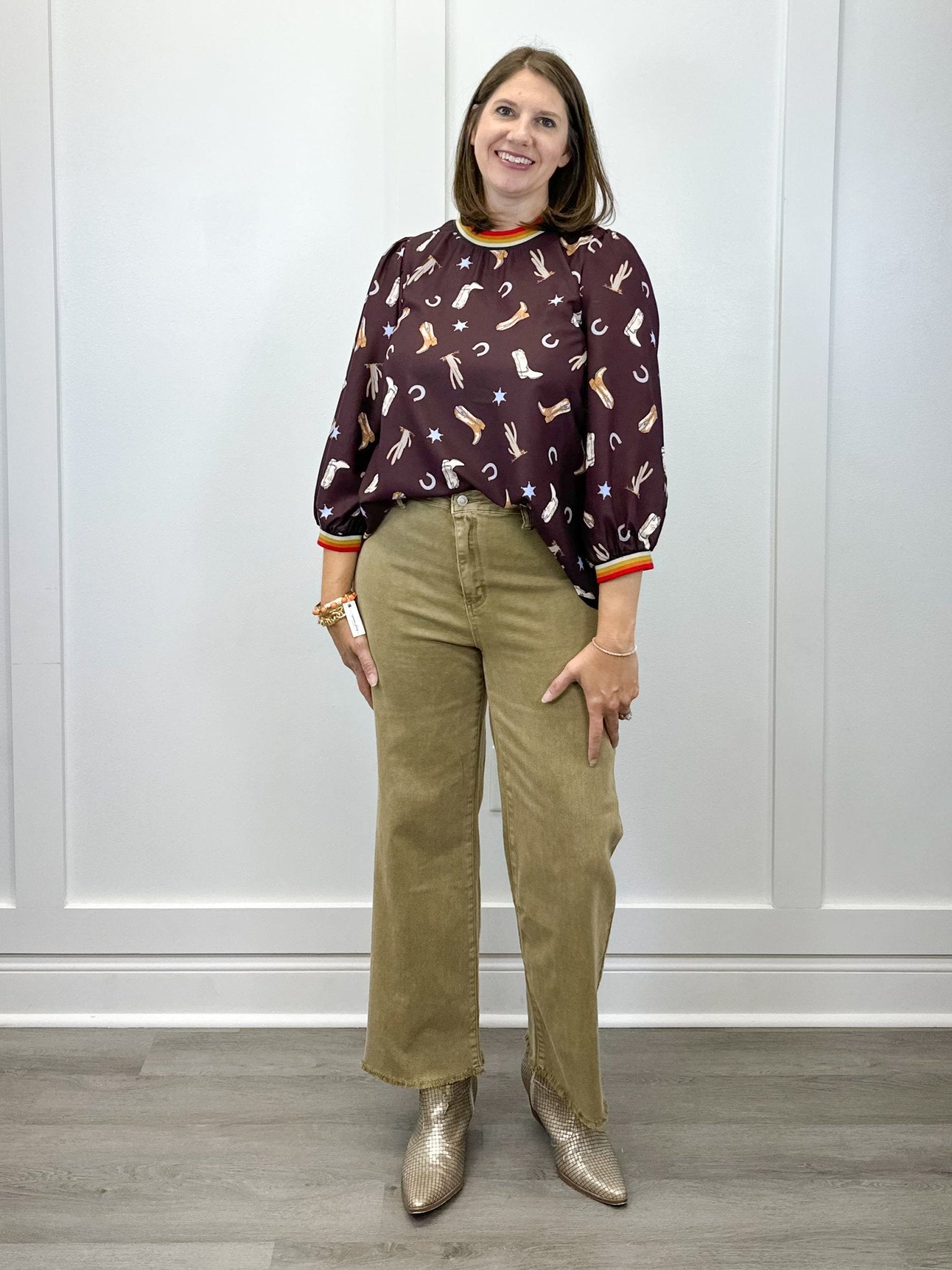 Rodeo Rainbow Top Tops Jodifl
