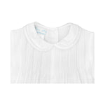 Romper with Pintucks - White Boys Bubbles + Rompers Petit Ami & Zubels