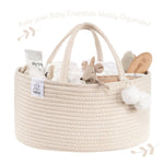 Rope Diaper Caddy - Beige Baby Accessories Fephas