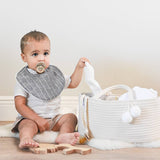 Rope Diaper Caddy - Beige Baby Accessories Fephas