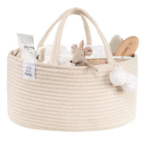 Rope Diaper Caddy - Beige Baby Accessories Fephas
