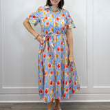 Rosalina Garden Dress - Lt. Blue Long Dresses Umgee