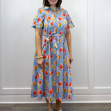 Rosalina Garden Dress - Lt. Blue Long Dresses Umgee