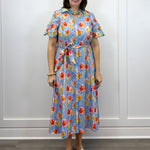 Rosalina Garden Dress - Lt. Blue Long Dresses Umgee