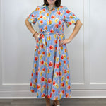 Rosalina Garden Dress - Lt. Blue Long Dresses Umgee