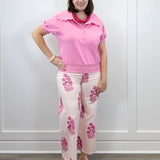 Rosebud Stripe Trousers Jeans Entro