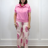 Rosebud Stripe Trousers Jeans Entro