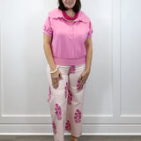 Rosebud Stripe Trousers Jeans Entro