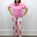 Rosebud Stripe Trousers Jeans Entro