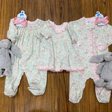 Roses and Bows Pima Doll Gown Baby Sleepwear Baby Loren
