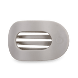 Round Flat Hair Clip - Large - Silver Flames Hair Accessories Teleties