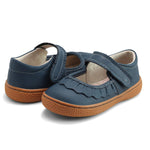 Ruche Classic Mary Jane - Navy Girls Shoes Livie and Luca