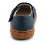 Ruche Classic Mary Jane - Navy Girls Shoes Livie and Luca