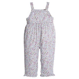 Ruffled Overall - Margaux Floral Girls Bubbles + Rompers Little English