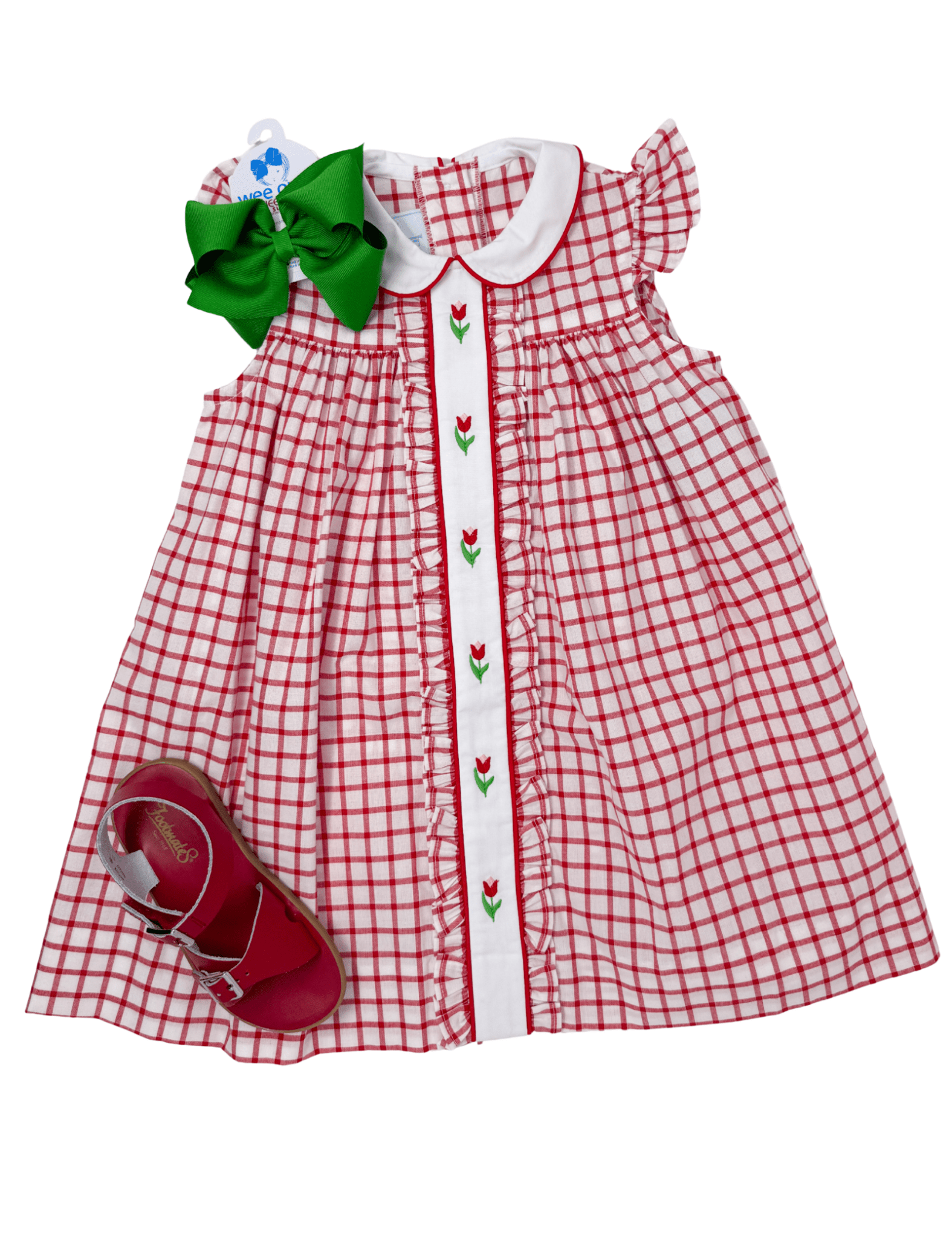 Ruffled Sally Dress - Tulip Valley Girls Occasion Dresses Little English