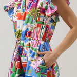 Rumi Town Ruffle Midi Dress Long Dresses Sugarlips